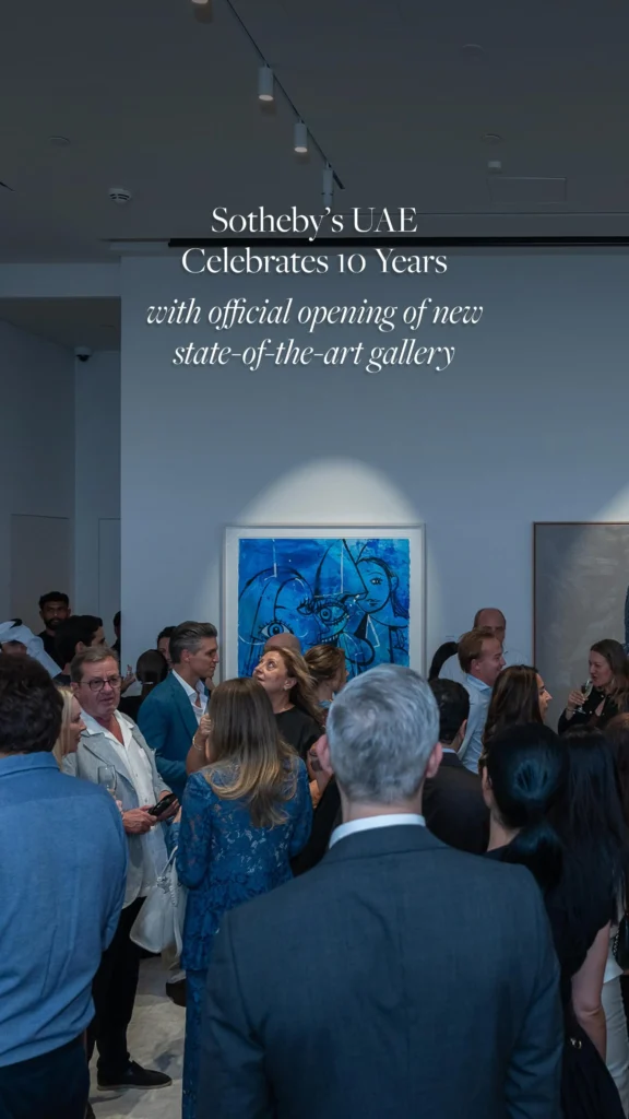 A New Gallery Marks a Decade of Sotheby’s in the Emirates