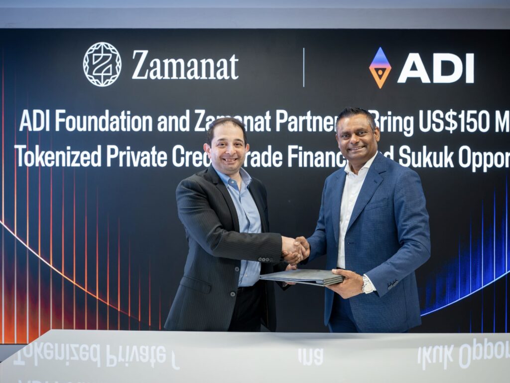 ADI Foundation and Zamanat Advisors chart course for institutional tokenised credit