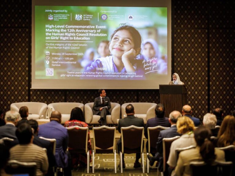 UAE Ministers Champion Girls’ Education Rights at United Nations Forum