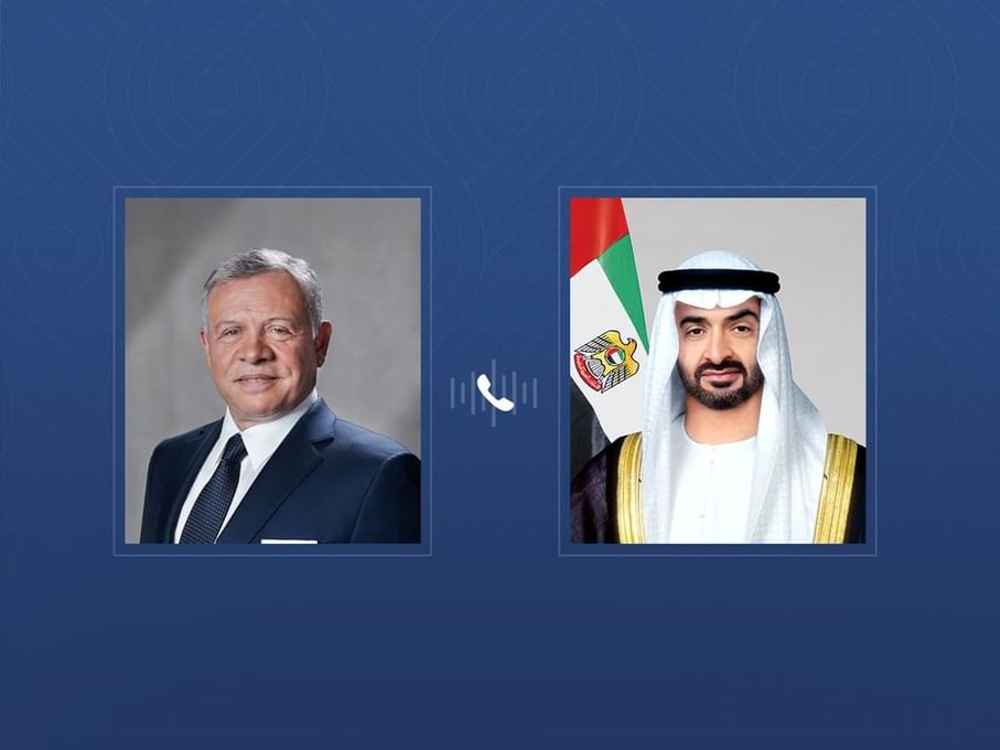 UAE President and Jordanian Monarch Discuss Deepening Partnership and Regional Stability